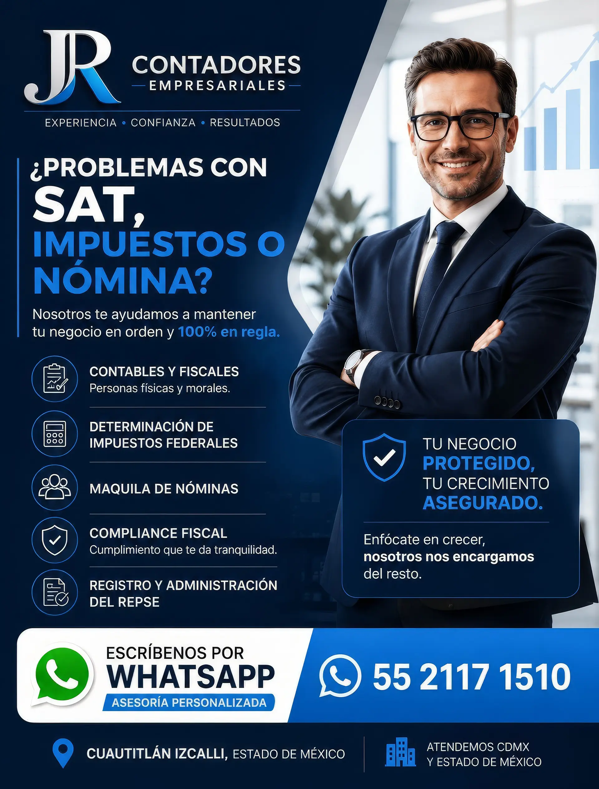 Anuncio de consultoría contable y fiscal